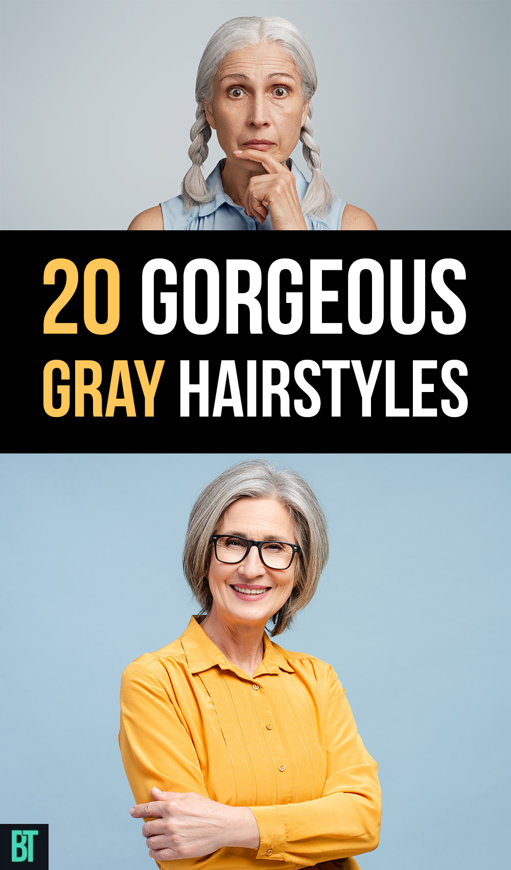 Gray Hair, Don’t Care: 20 Inspiring Hairstyles to Rock Your Silver Locks