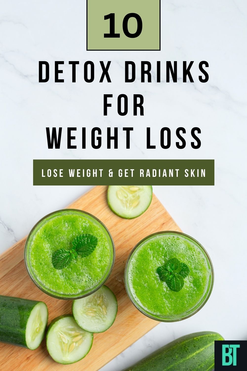 Sip Your Way Slim: 10 Detox Drinks for Weight Loss and Radiant Skin
