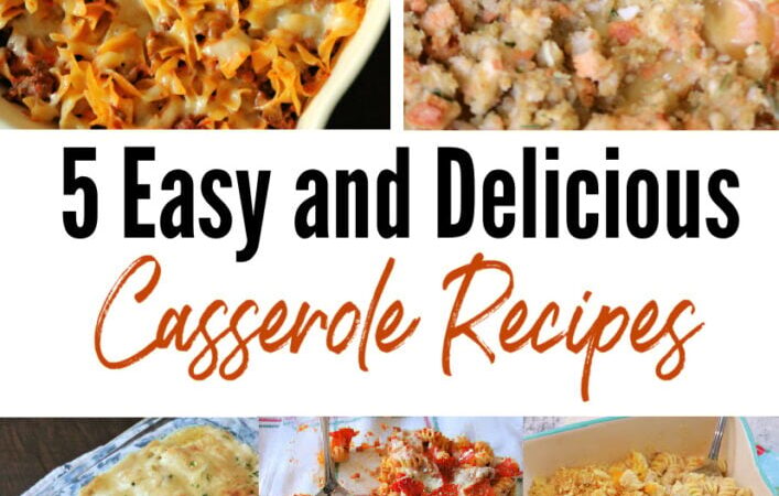 5 Easy Casserole Recipes with Step-by-Step Video Tutorials