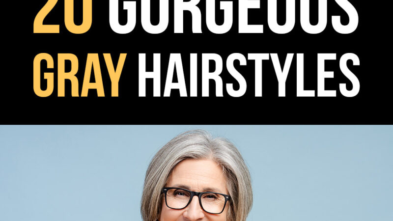 Gray Hair, Don’t Care: 20 Inspiring Hairstyles to Rock Your Silver Locks