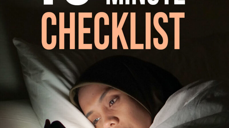 How to Build a 10-Minute Night Routine for Better Sleep (That You’ll Actually Do)